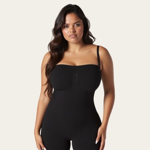 Lumè London Shapewear Strapless Shortie Bodysuit