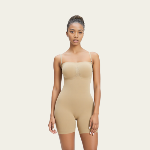 Lumè London Shapewear Strapless Shortie Bodysuit